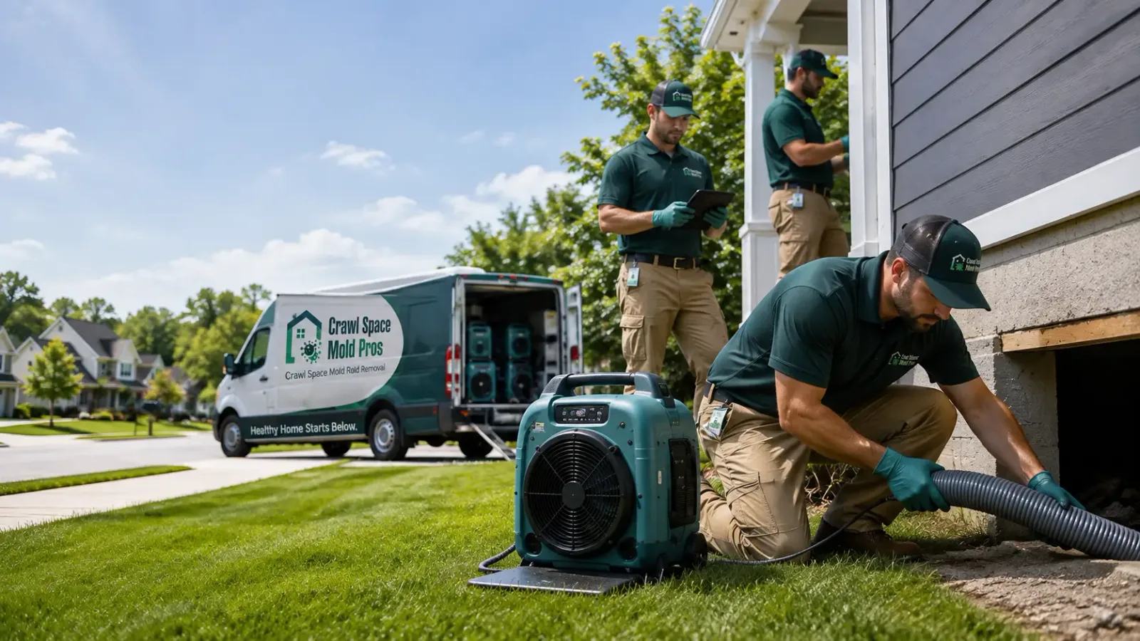 Crawl Space Mold Removal in Wauconda, WA